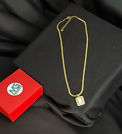 bagey taslı italyan zincir kolye