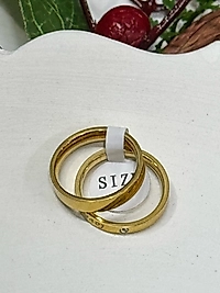 gold yüzük çiflil zirkon taş detay