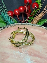 renkli halka çelik küpe 2,6mm